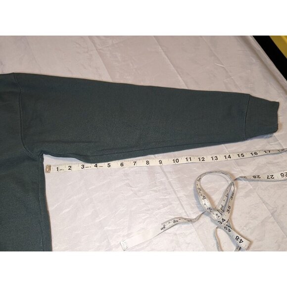 TREES OF MYSTERY Pullover Hoodie Sweatshirt Unisex Size Small Green Heavyweight - Picture 13 of 14